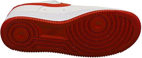 Nike Air Force 1 '07 Men's Shoes (FJ4146-106, White/White/Dragon Red) Size 12 in Saudi Arabia