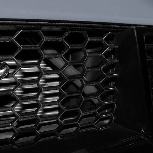 KUNGKIC For 2024 2025 Mustang Grill Inserts Trims ABS V Brace Stripes Wrap Covers Exterior Car Accessories (Red) in Saudi Arabia