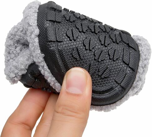 DADAWEN Toddler Boys Girls House Slippers Indoor Home Shoes Kids Baby Outdoor Lightweight Non-Slip Rubber Sole Winter Warm Slipper Soft Socks Shoes in Saudi Arabia