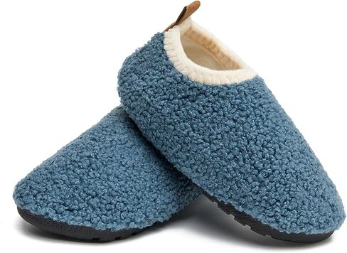 DADAWEN Toddler Boys Girls House Slippers Indoor Home Shoes Kids Baby Outdoor Lightweight Non-Slip Rubber Sole Winter Warm Slipper Soft Socks Shoes in Saudi Arabia