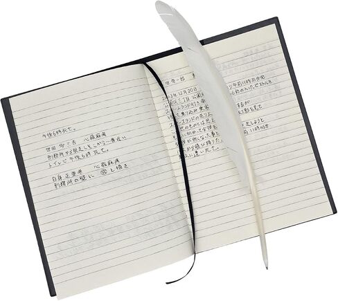 4 PCS Set Notebook L Necklace Book Chain Feather Pen Anime Accessories in Saudi Arabia