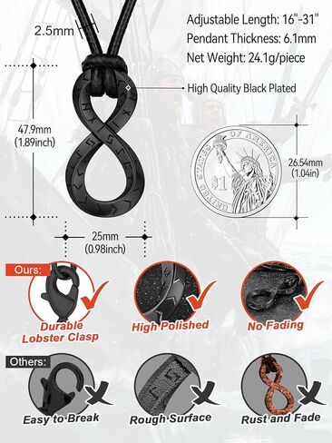 قلادة FaithHeart Norse Viking Rune مع سلاسل حبل من الجلد/الفولاذ المقاوم للصدأ قابلة للتعديل للرجال والنساء، هدية مجوهرات تميمة عتيقة مع صندوق رقيق in Saudi Arabia