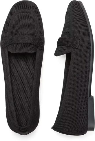 Frank Mully Women's Loafer Flats Square Toe Flat Shoes Comfortable Office Work Shoes, Cute Penny Loafer Slip On Walking Driving Shoes in Kuwait