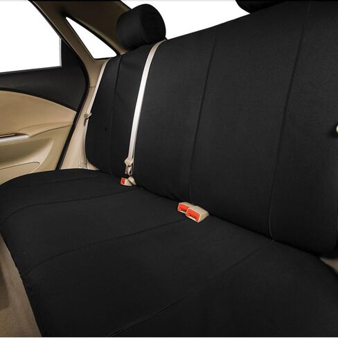 Foneso Car Seat Covers, 100% Breathable with Composite Sponge Inside, Airbag Compatible Universal Fit Accessories Auto for Cars, Trucks, Sedan, Van, SUVs (Red, Full Set) in Kuwait