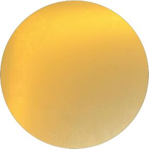Mirror Trays for Table Wedding Centerpieces Decor Acrylic Mirror Candle Trays Set of 6 Gold Mirrors Round 8 Inch Thickness 2mm