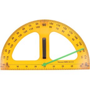 Gadpiparty Protractor Tool Plastic Math Protractors Math Classroom Teaching Protractor Magnetic Teacher Blackboard Drawing Tool for Dry Erase Board Classroom Supply