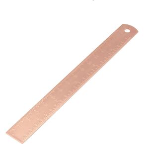 HEVSTIL Gold Brass Protractor,Thicken Ruler Copper Metal Protractor for Students Architects Engineers