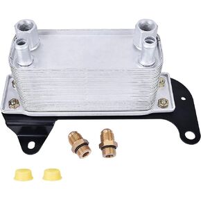 EVIL ENERGY Transmission Torque Converter Oil Cooler Compatible with 2003-2009 Dodge Ram 2500 3500 5.9L L6 Diesel 68004317AA 5086946AA Steel Bracket