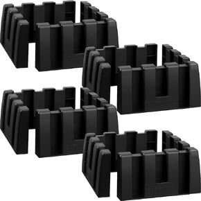 Datanly 8 Sets Car Trunk Organizer Blocks for Back of SUV Multipurpose Car Trunk Storage Organizer Blocks Trunk Divider Available to Wool Trunk's Carpet for Truck Car SUV Van Cargo