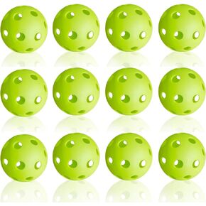 Anteer 12 Pack Plastic Baseball Practice Baseballs for Hitting, Indoor Outdoor Lightweight Balls Baseball Batting Training