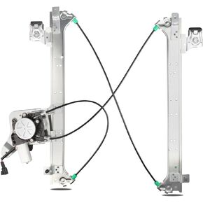 Rear Driver Side Power Window Regulator with Motor Assembly Replacement for Chevy Silverado Suburban 1500 2500 GMC Sierra Yukon Cadillac Escalade 2000 2001 2002 2003 2004 2005 2006, Left, 741-578