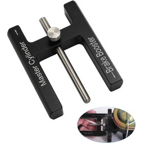 Brake Booster Adjustment Tool Brake Measuring Tool Push Rod Adjustment Tool Master Cylinder Push Rod Length Pin Depth Gauge Used For Adjusting Braking Distance of Brake Pedal (Aluminum)