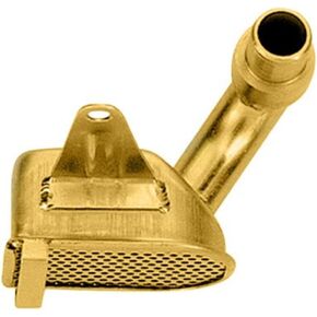 Milodon 18302 Low Profile Oil Pan Pickup, Big Block Chevy - Gold Zinc Plated