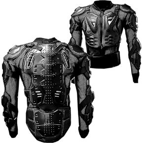 WOW 1STORM MOTORCYCLE MOTOCROSS BIKE GUARD PROTECTOR BODY ARMOR BLACK