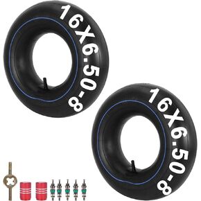 16x6.50-8 Inner Tubes, 16x650-8 16x7.50-8 16x750-8 Tire Tube For Lawn Mower,Golf Cart,Snow Blower,Farm Tractor,Wheelbarrow,ATV,Tillers, Heavy Duty Tube With TR-13 Straight Stem Valve 2pcs