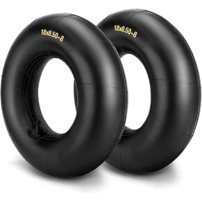 18x8.50-8/18x9.50-8 Inner Tube, with TR-13 Valve Stem - 18x8.50/9.50-8 Replacement Inner Tube For Golf Cart,Tractor,Lawn Mower,Hand Trucks, Wheelbarrows, and More (2-Pack)