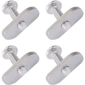 304 Stainless Steel Kayak Rail/Track Screws 304 SS Track Nuts Kayak Hardware Mount Tie Down Eyelet Rail Kayak Mounting Screws Gear Mounting Replacement Kit for Kayaks Rails Screws Canoes Boats in Kuwait