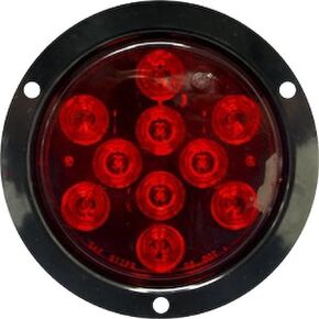 SeaSense Round Tail Light, Flanged LED