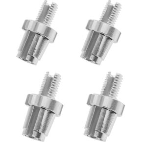 4pcs M7 7mm / M10 10mm Brake Lever Adjusting Regulator Screws for Mountain Road Bike MTB Bikes Cable Adjusters Bolts Brake Parts Aluminum Alloy Silver/Black M7x26.6x14.6mm / M10x26X10mm