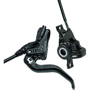 Magura 2700476 MT4 2-Finger Aluminium Lightweight Lever, Can Be Used Left/Right, 2.2 mm Cable Length, Single Brake, Includes Accessories (VE 1 Piece) Bicycle Brake, Black, One Size