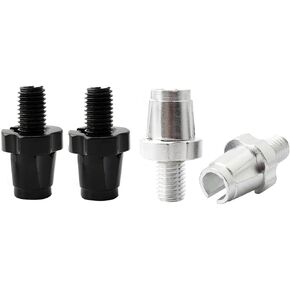 4 قطعة أداة ضبط رافعة الفرامل، برغي تعديل رافعة الفرامل 7 مم، براغي تعديل رافعة الفرامل من سبائك الألومنيوم الأسود/الفضي. in Kuwait