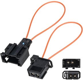 Mellbree 2Pcs Fiber Optic Loop, Female and Male Fiber Optic Bypass Loop Adapter Connector Diagnostic Device Tool Compatible for Benz Audi Mercedes BMW VW Porsche Most Optical System