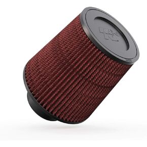 K&N Universal Clamp-On Air Intake Filter: High Performance, Premium, Washable, Replacement Filter: Flange Diameter: 3 In, Filter Height: 6 In, Flange Length: 1.75 In, Shape: Round Tapered, RE-0930