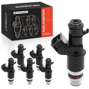 A-Premium Fuel Injectors Compatible with Honda Accord 2003-2007, Pilot 2005-2011, Odyssey 2005-2017, Ridgeline 2006-2014 & Acura MDX, TL & Saturn Vue, 3.0L 3.5L, Set of 6, Replace# 8001492N