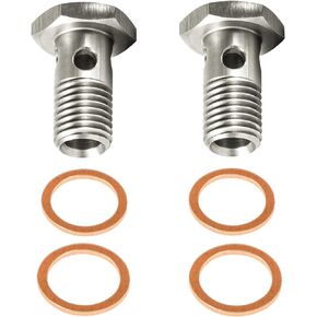 Fuel Banjo Bolt Ultra High Flow Upgrade Kit for Ford 6.0L & 6.4L fit for Powerstroke F250, F350, 450, F550