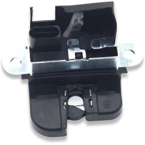 Flygun 1 PC Car Tailgate Rear Trunk Latch Lock, Waterproof Durable Metal Anti-Theft Vehicle Rear Trunk Lid Lock Latch Replacement, Compatible with Volkswagen Golf OEM #1K6827505E (Black)