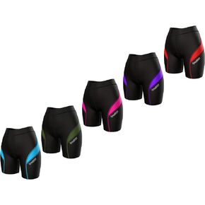 Zimco Core Womens Triathlon Shorts Womens Tri Shorts Tri Shorts Women 7" Triathlon Training Shorts Swim Bike Run