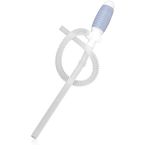 TERA PUMP TRDP15 Heavy Duty Manual Fuel Transfer Pump Siphon, Fast Flow 5 GPM, Flexible Suction Tube, Hand Siphon Pump for Gasoline, Diesel, Light Oils, Kerosene, Non-Potable Water, and More