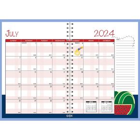 House of Doolittle 2024-2025 Academic Seasonal Monthly Planner, July - June, 7 x 10 Inches (HOD239508-25)