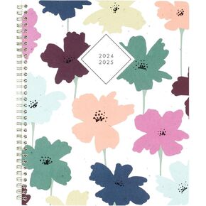 Cambridge Planner 2024-2025 Academic, Weekly & Monthly, 8-1/2" x 11", Large, Recycled, Greenpath, Floral (GP46-905A)