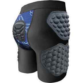 Topeter Youth Padded Undershorts Boys Slider Shorts Girls Protective Padded Shorts Hip Butt Padded Short Pants