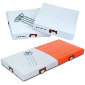 Champro 2 Quilted Bases with Double First Base (Orange/White)