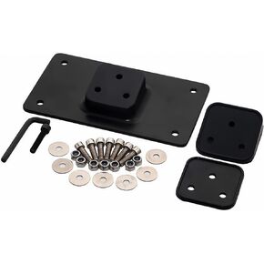 Harley Motorcycle License Plate Mount with 3 Holes - Premium Relocation Kit for Harley License Plate (Black)