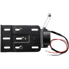 Motorcycle License Plate Holder,Side Mount License Plate License Plate Bracket with LED Light Compatible with Harley Sportster XL883 XL883L XL1200 XL1200X 2004-Later (Chrome)