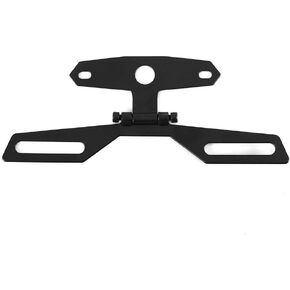 KIMISS Folding License Plate Holder Bracket,Aluminum alloy License Plate Tail Light Holder Rear Bracket Mount For Motorcycle ATV