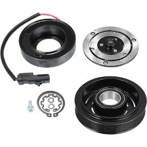 uxcell AC Compressor Clutch Set Replace for Dodge for Ram 3500 1994-2005 A/C Clutch Repair Assembly