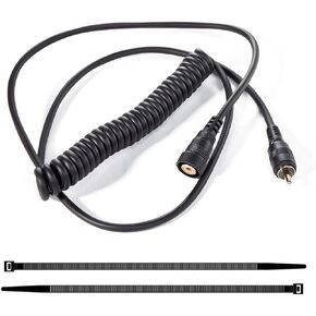 UTSAUTO Electric Shield Power Cord 3.2ft to 5.2ft Helmet Heated Face Shield Cord Power Cord Shield Heated Visor Cord