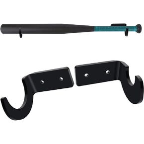 TRINENOX Baseball Bat Wall Mount, Baseball Bat Display Rack Holder Stand, Lightsaber Wall Mount, Light Saber Wall Display Rack,Fits Up to 2" Barrel