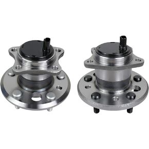 MACEL 512206 512207 Set of 2 Rear Wheel Hub & Bearing Assembly Compatible with Toyota Camry Avalon Solara Highlander(FWD Models) Lexus ES300 ES330 ES350 5 Lug W/ABS