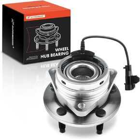 A-Premium Front Wheel Hub Bearing Assembly Compatible with Chevrolet Chevy Malibu 2004-2012 HHR SS 2008-2010 Cobalt 2008-2010 Pontiac G6 2006-2010 Saturn Aura 2007-2009 w/ABS 5-Lug