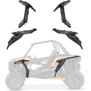 KEMIMOTO Fender Flare Compatible with RZR, XP 1000 Turbo Extended Fender Flare Against Mud and Dirt 8.5 Inch Mud Flap Compatible with Polaris RZR XP 1000, XP 4 1000, XP Turbo, XP 4 Turbo, Turbo S / 4