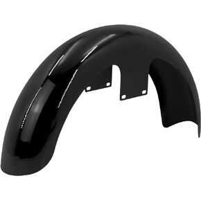 Motorcycle 19 inch Front Fender Mudguard Fit For Harley Touring Road King Road Glide Electra Glide Street Glide Custom Baggers (For 120 / R19,Gloss Black)