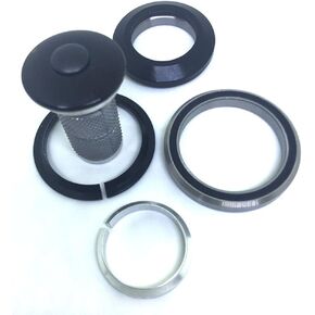Profession Carbon Bicycle Headset for 1-1/8"-1-1/2" Tapered Tube Road/TT/MTB Bicycle Headset Bike About 128g 41.8-52mm Bike Parts
