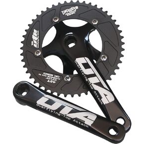 GANOPPER 48T Single Speed Road Bike Track Fixie Crankset 170mm 130BCD 5 Armcrank