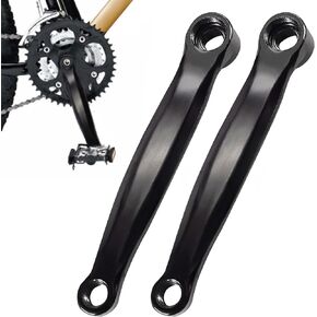 2 PCS Bike Wheel Crank Arm, Mountain Bike Tooth Plate Crank, Road Bike Round Hole Crank Replacement