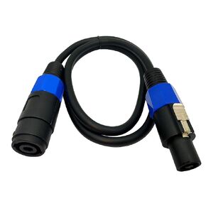 Speakon Male to Female Extension Cables, 18AWG Speakon Cable, with Twist Lock, for DJ PA Stage Loudspeaker Amplifier Audio Jack Speaker Cable (1M/3.2Feet)